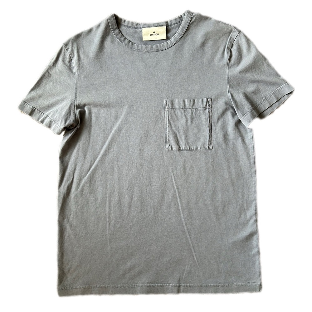 H&M Edition Pocket Tee Light Blue/Gray